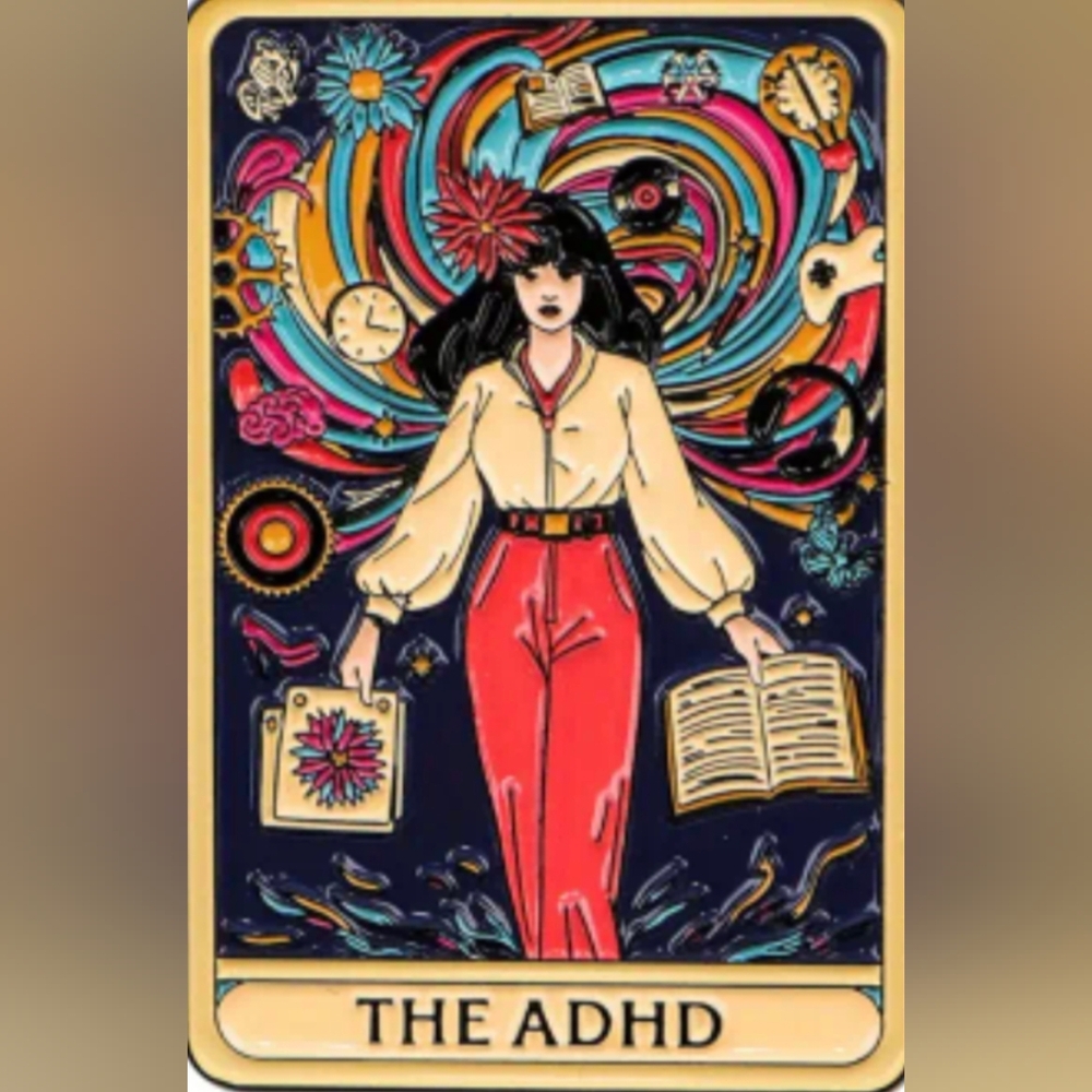 Pin-"The ADHD" Is Tarot Card Shaped